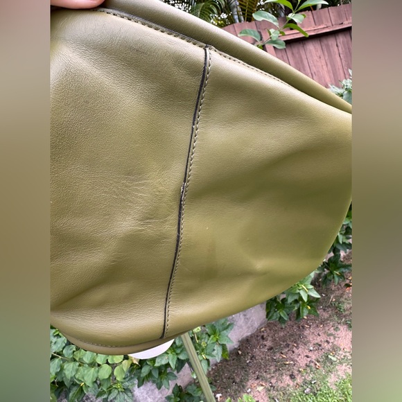 Proenza Schouler XL Ruched Tote Olive Green Calf Leather - Picture 10 of 17